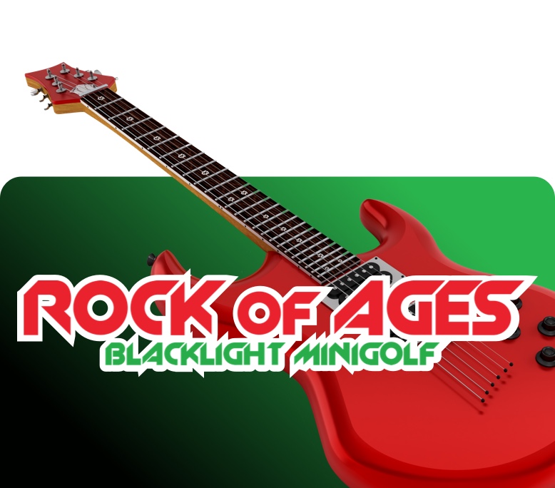 Rock of Ages Blacklight Minigolf